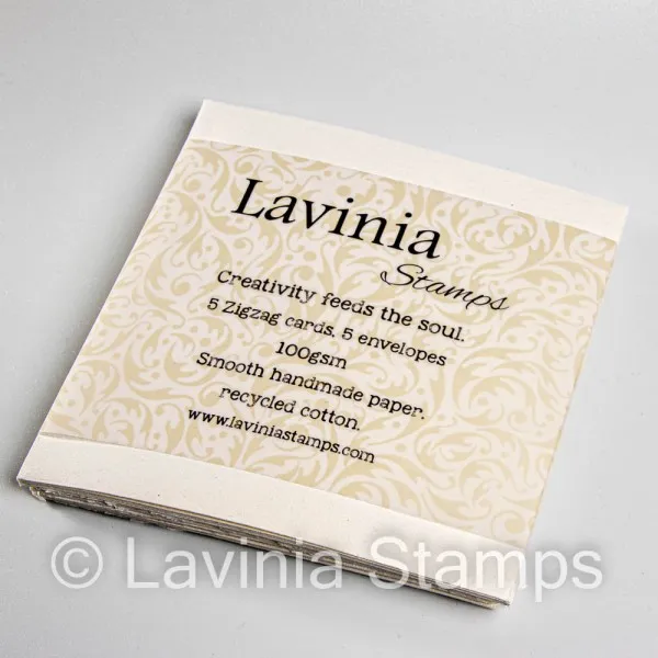 Lavinia Stamps ZigZag Khadi Karten Umschläge Large Baumwolle