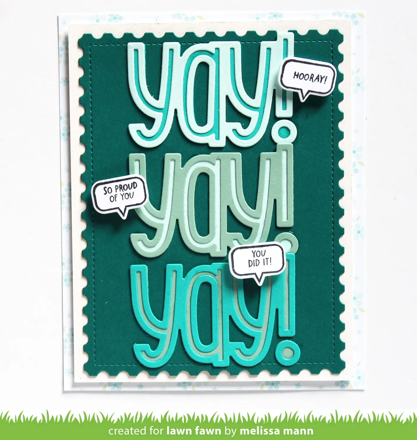 Lawn Fawn Tiny Sentiments Graduation Stempel Mini