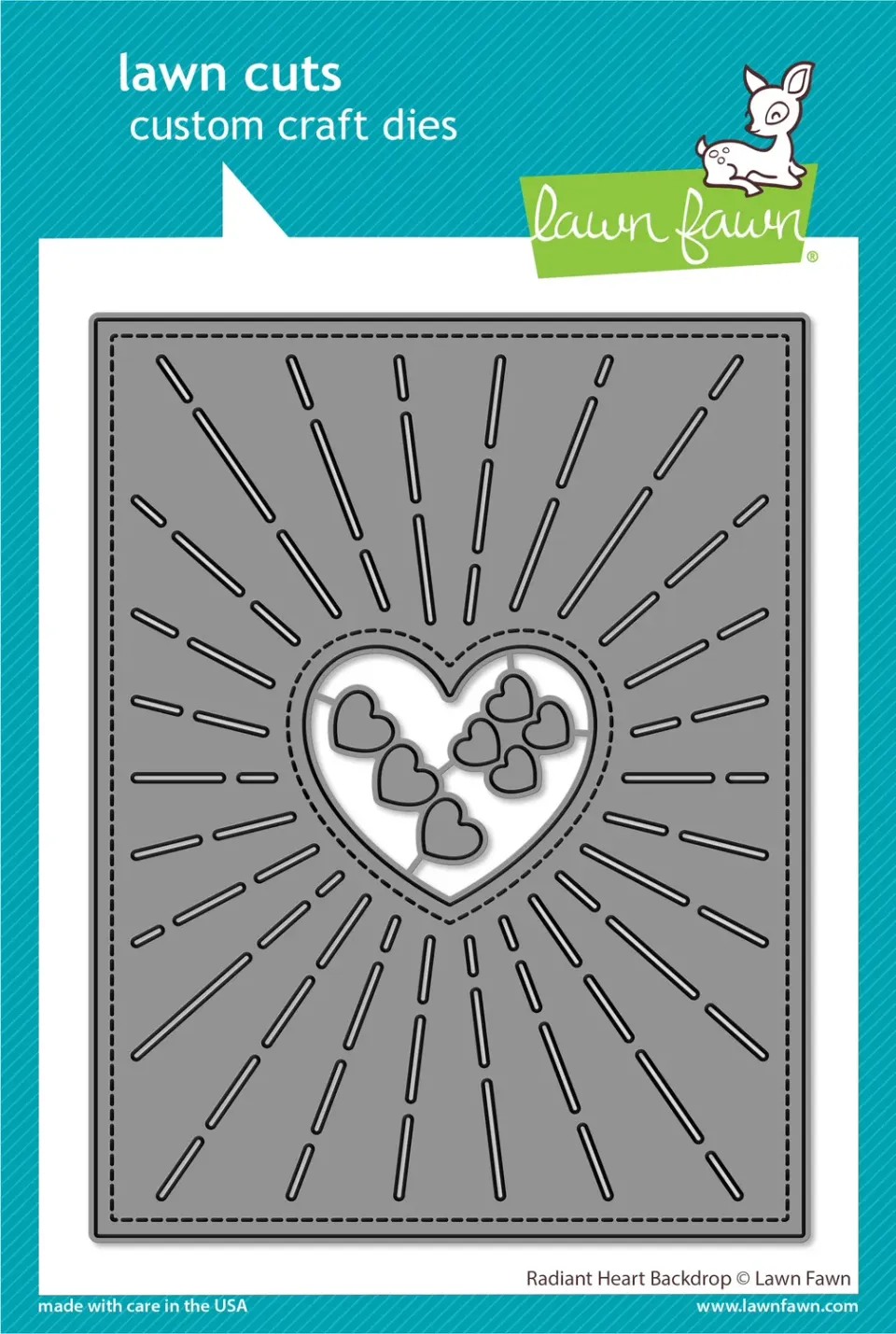 Lawn Fawn Radiant Heart Backdrop LF3320 Stanzen