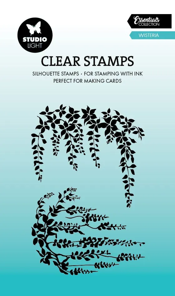 StudioLight Essentials Clear Stempel Wisteria Blumen