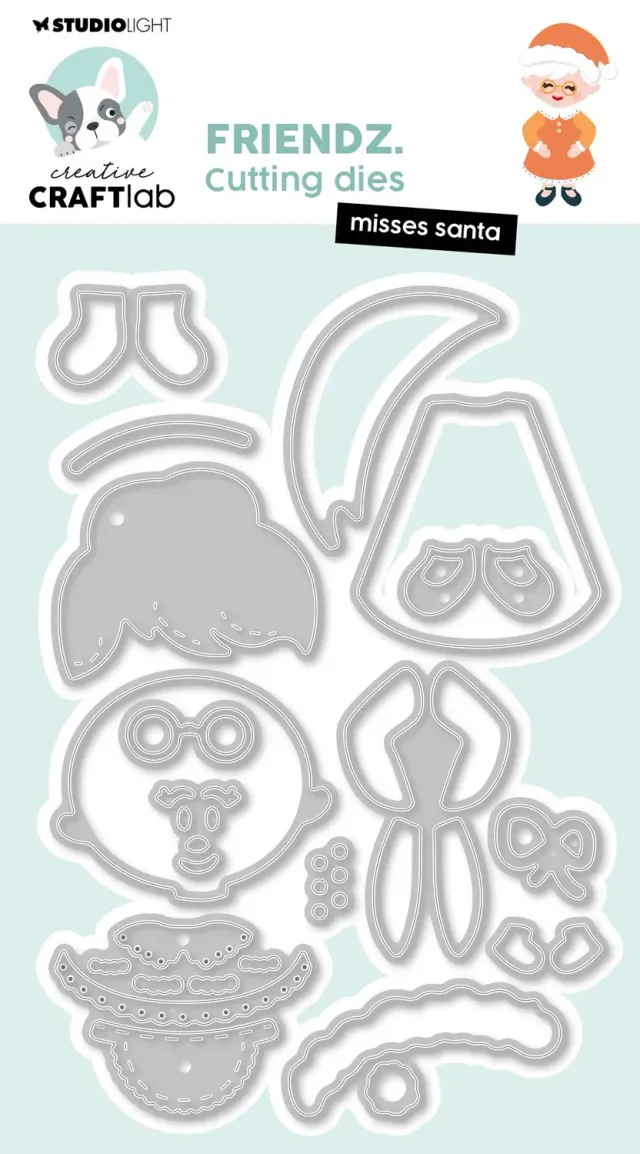 StudioLight Creative Craftlab Friendz Stanzschablone Misses Santa