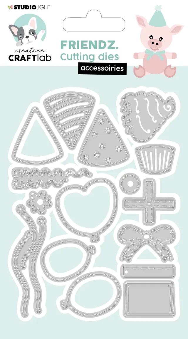 Creative Craftlab Friendz Frenkie Accessories Stanzschablone Set
