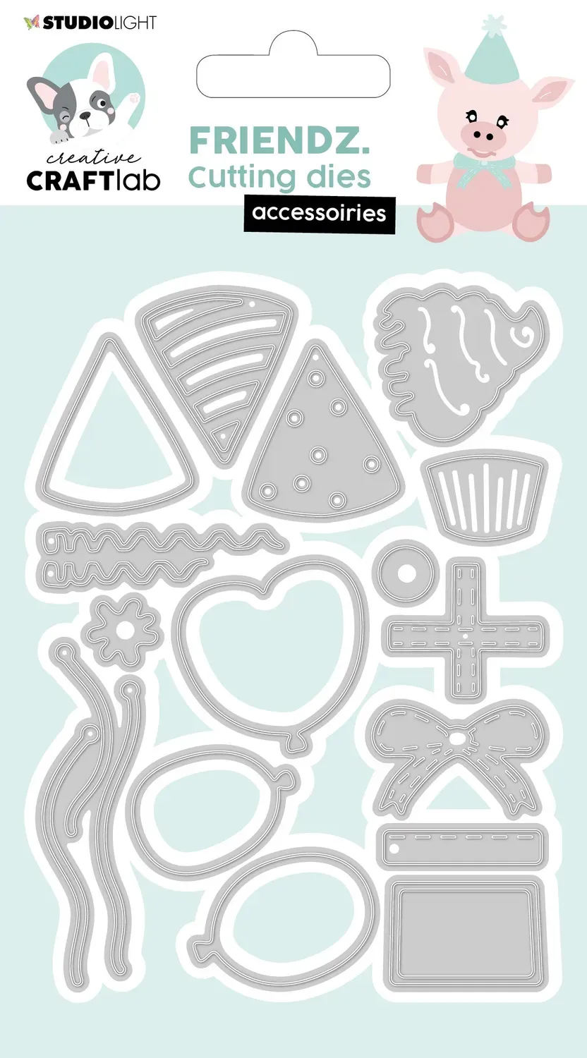 Creative Craftlab Friendz Frenkie Accessories Stanzschablone Set