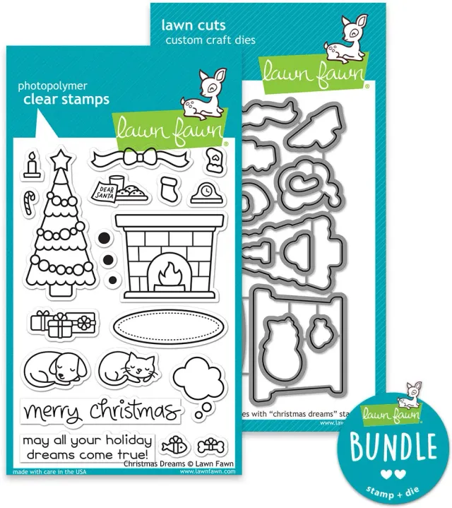 Lawn Fawn Christmas Dreams Stempel+Stanzen Bundle Weihnachten