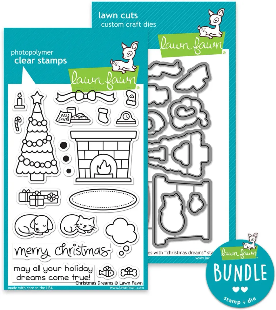 Lawn Fawn Christmas Dreams Stempel+Stanzen Bundle Weihnachten