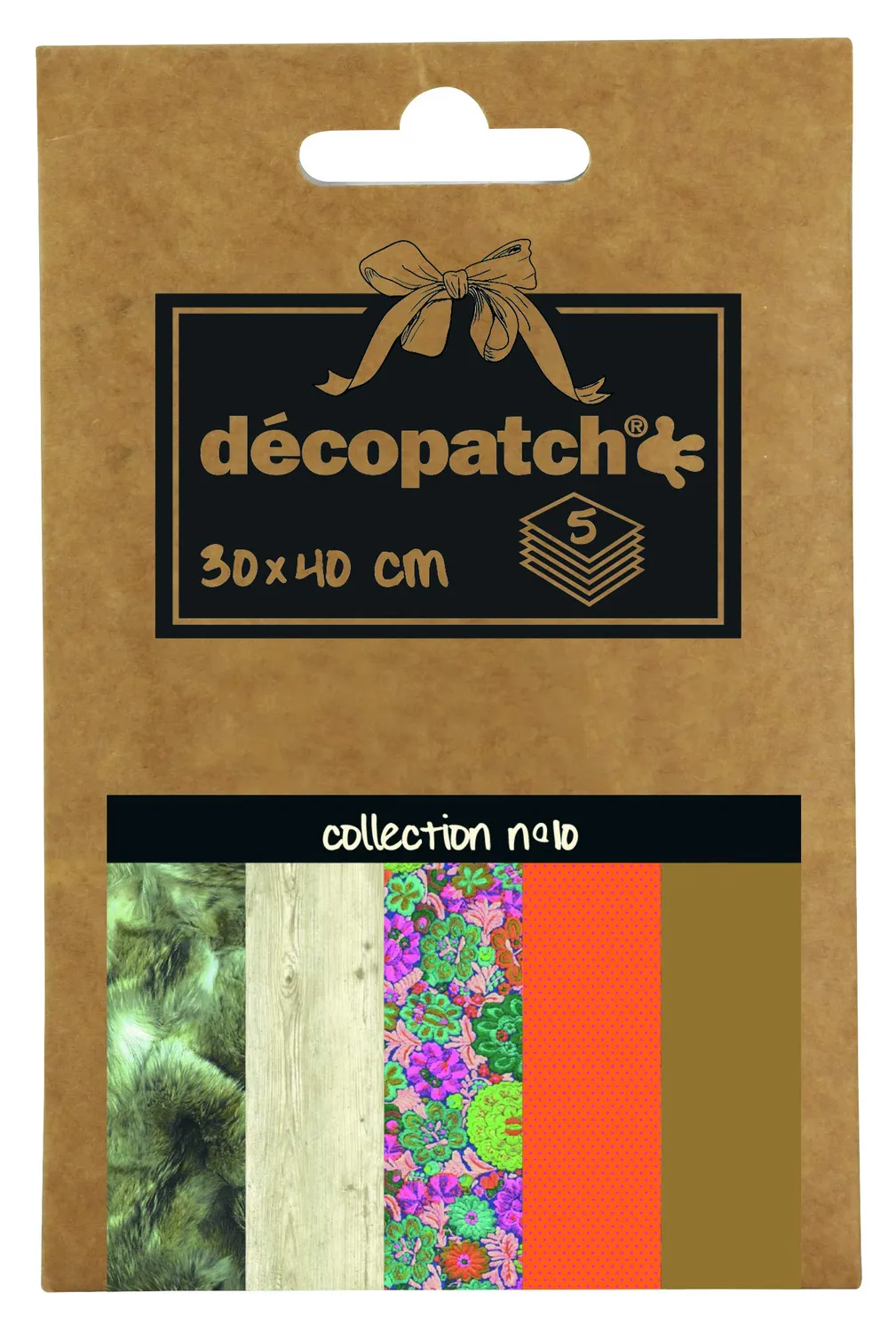 décopatch DP002O Pocket Sortierung 2 Papier 5 Bogen