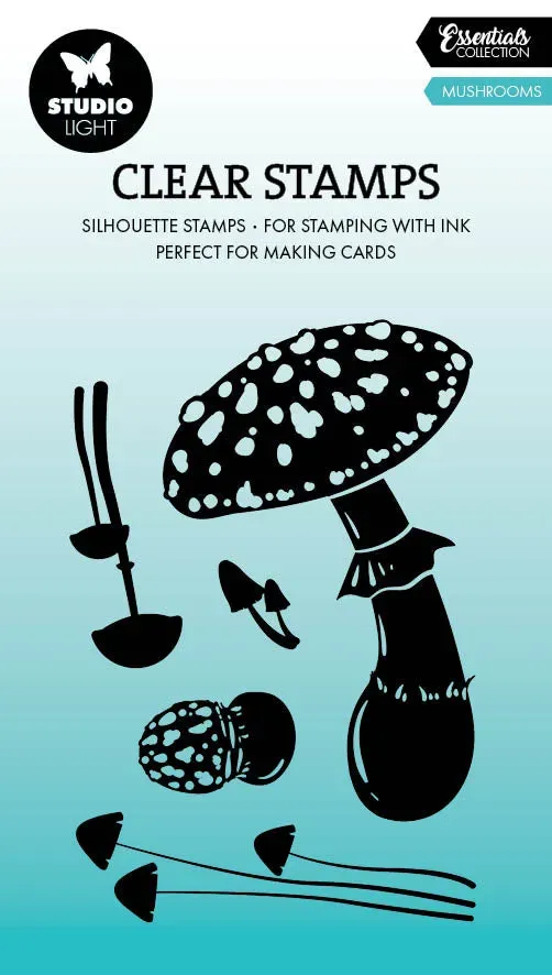 StudioLight Essentials Mushrooms Clear Stempel Pilze 62x93mm