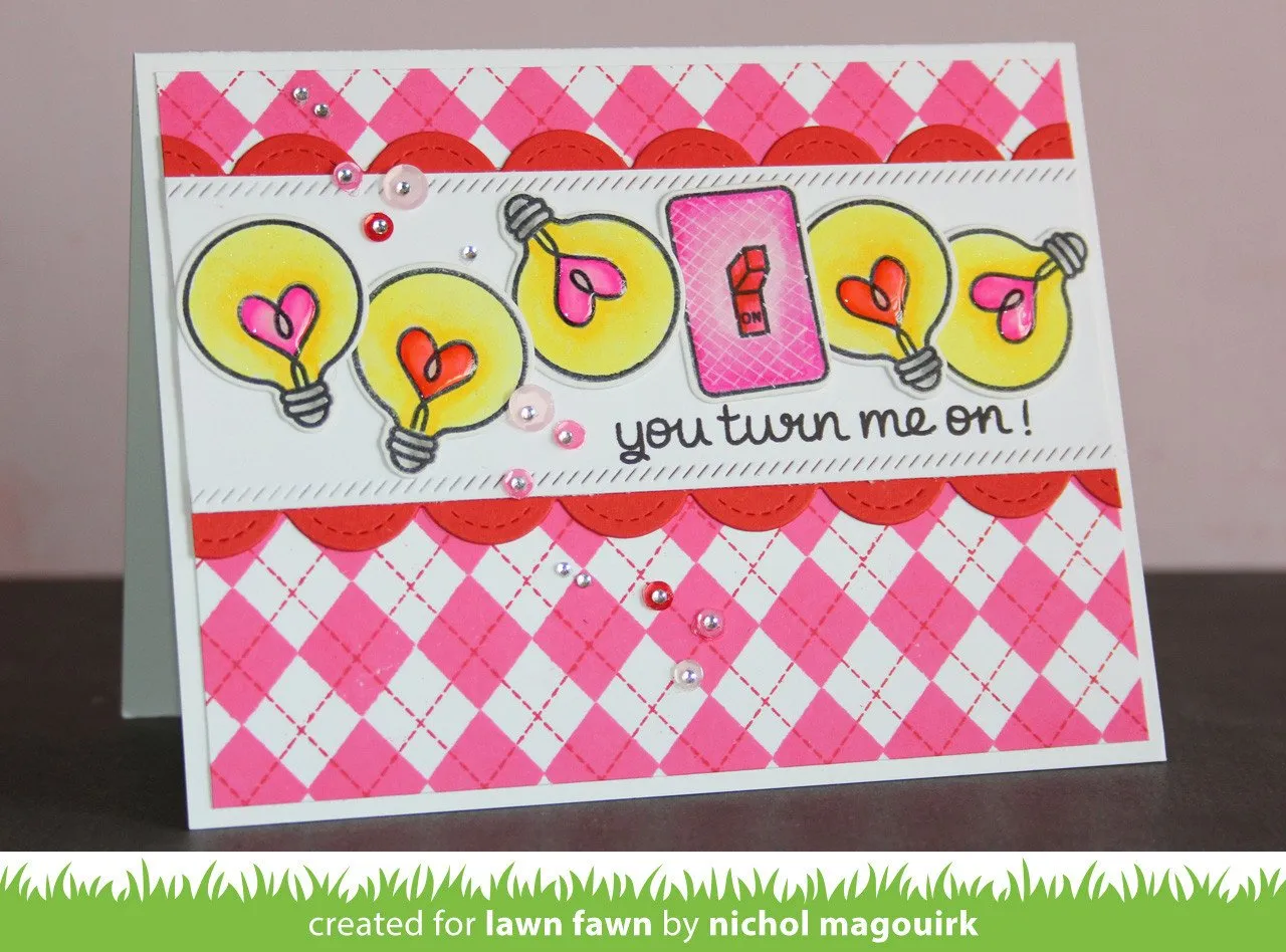 Lawn Fawn Turn Me On LF1020 Stempel Glühbirne