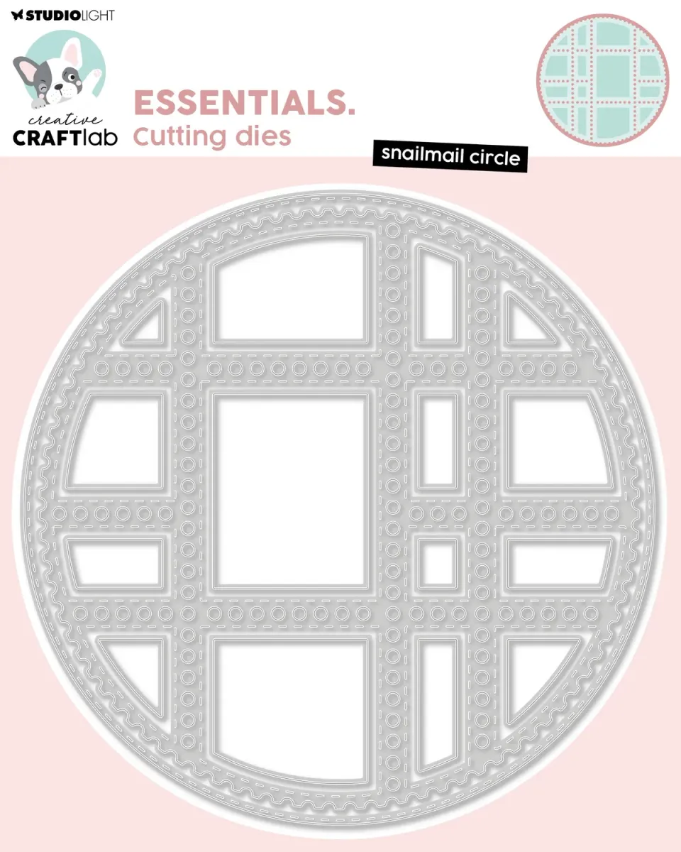 Creative Craftlab Essentials Snailmal Circle Stanzschablone