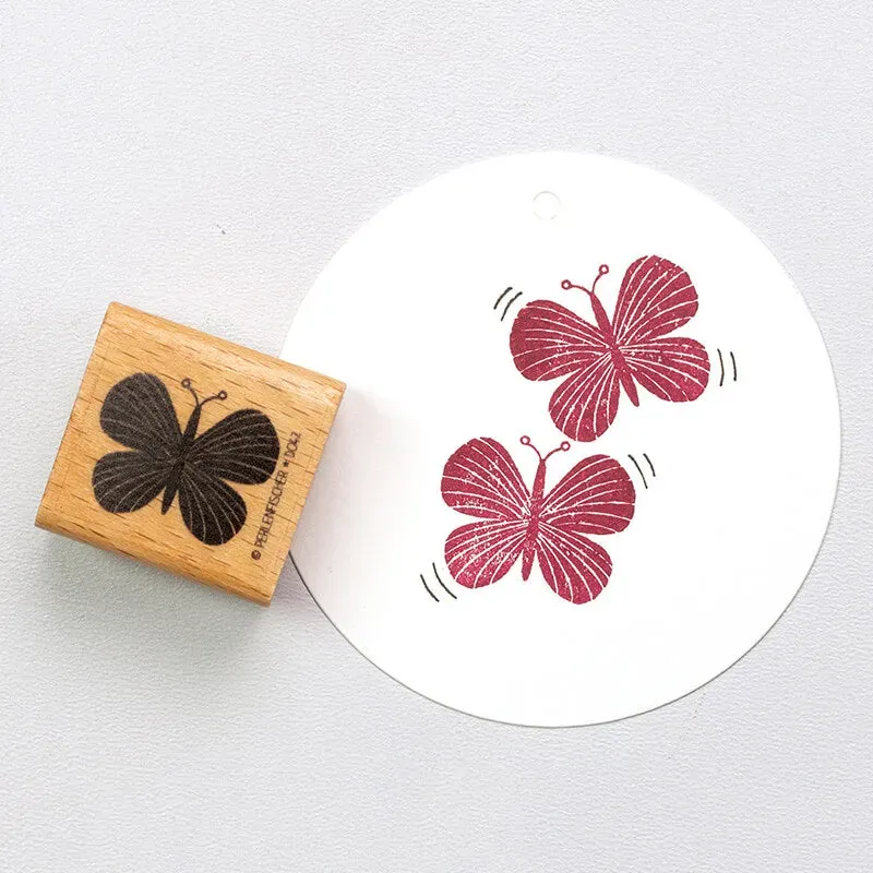 Perlenfischer Kleiner Schmetterling Stempel rosa
