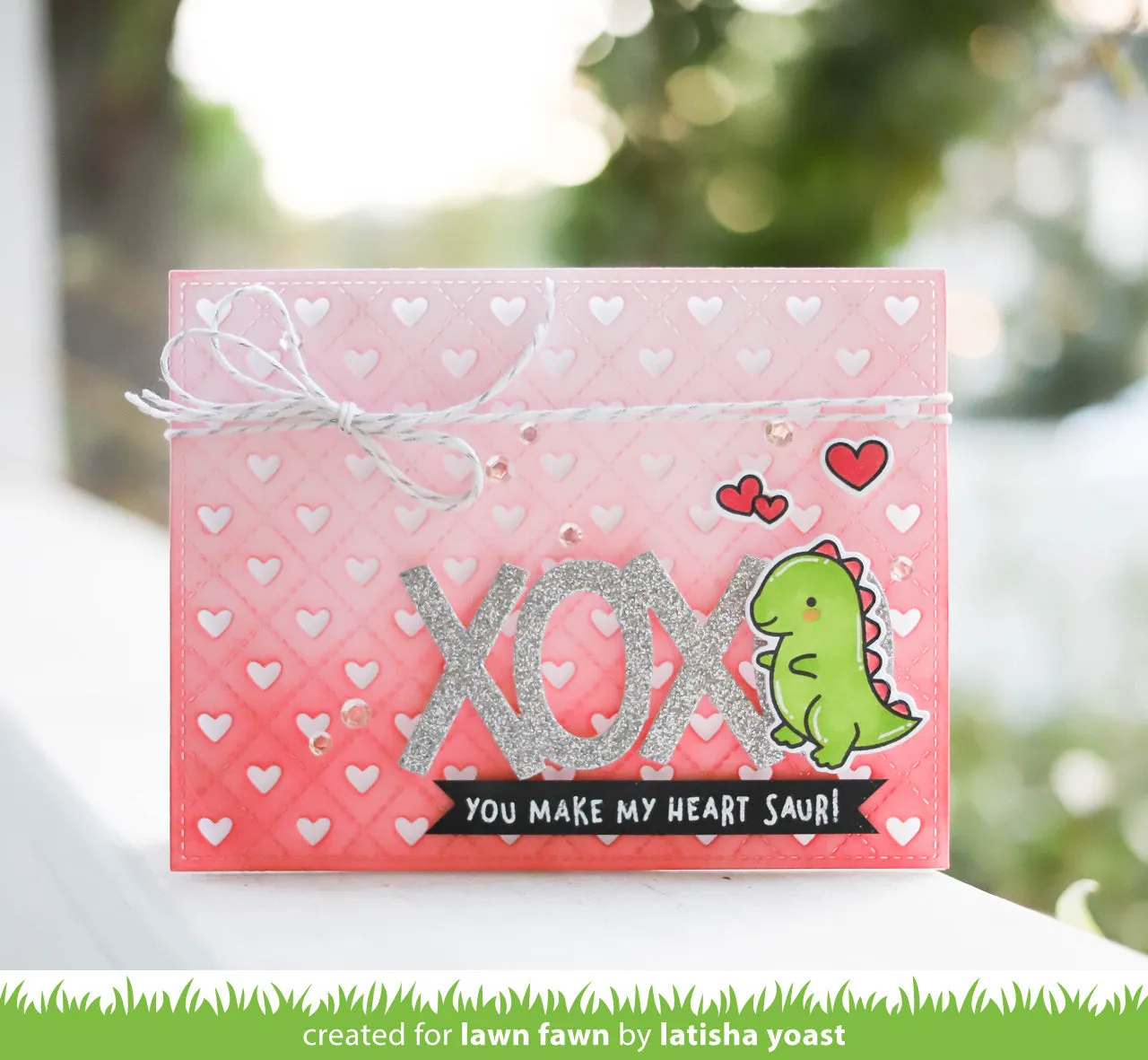 Lawn Fawn Rawr Flip-Flop LF2741 Stempel Dino