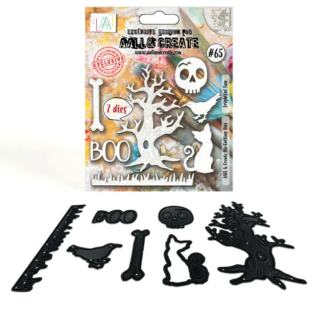 AALL and Create #65 Frightful Fun Stanzschablonen 7-teilig