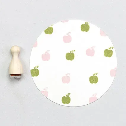 Perlenfischer Apfel mini Stempel 9x8 mm Obst
