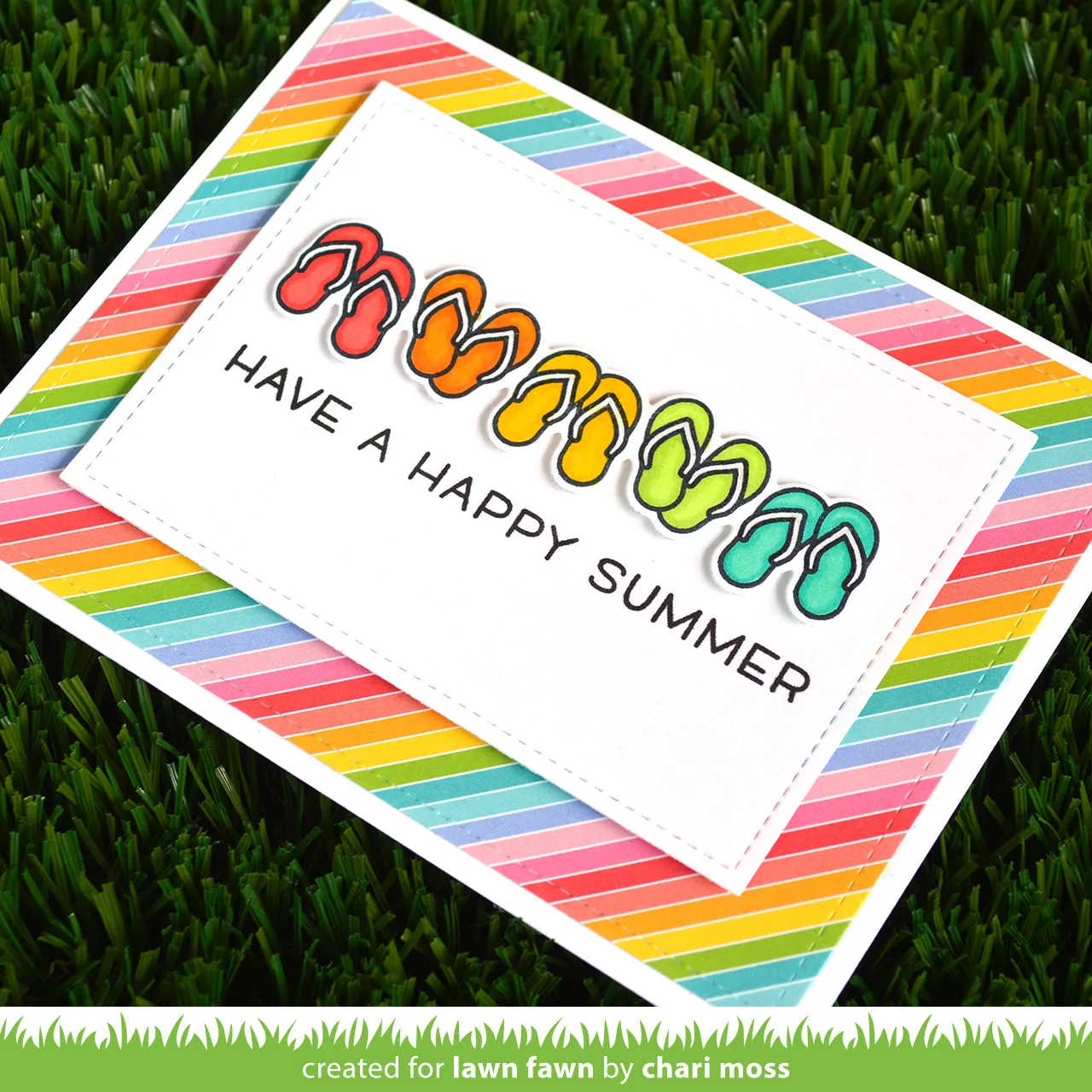 Lawn Fawn Simply Celebrate Summer Stempelset Sommer