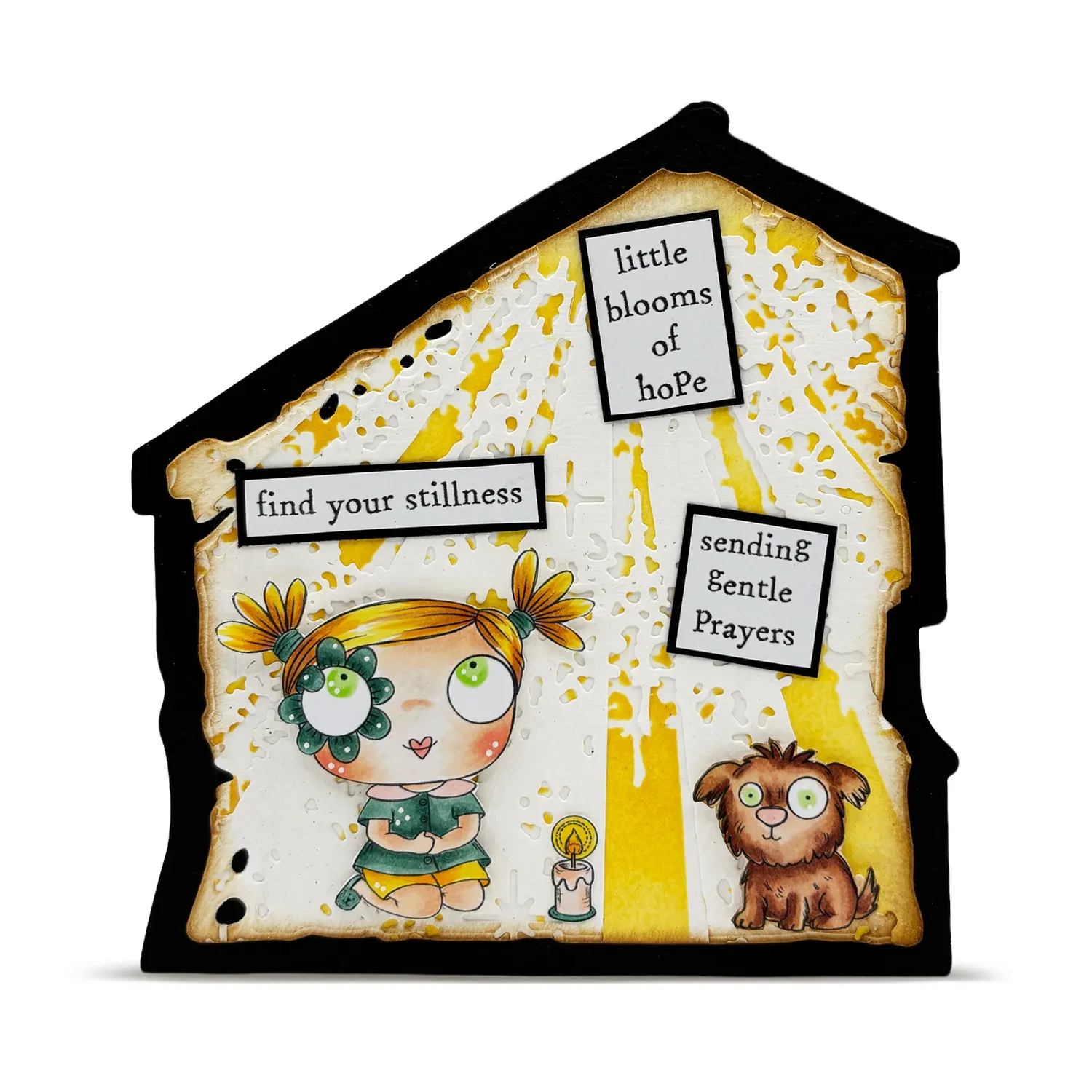 AALL and Create PC-257 Radiant Rise Schablone 15x15 cm Mylar