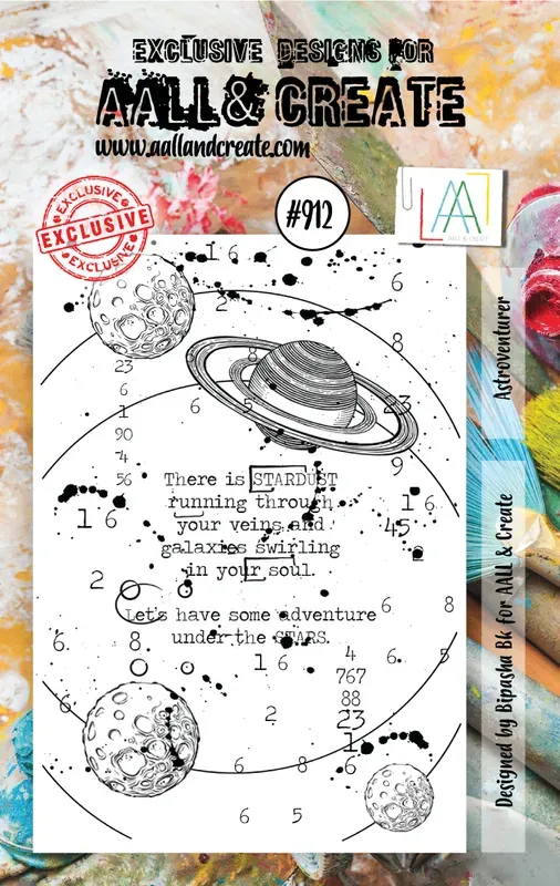 AALL and Create 912 Astroventurer Stempel A7 Weltraum