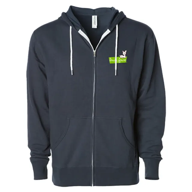 Lawn Fawn Zip-Up Hoodie 2XL Kapuzenjacke blau