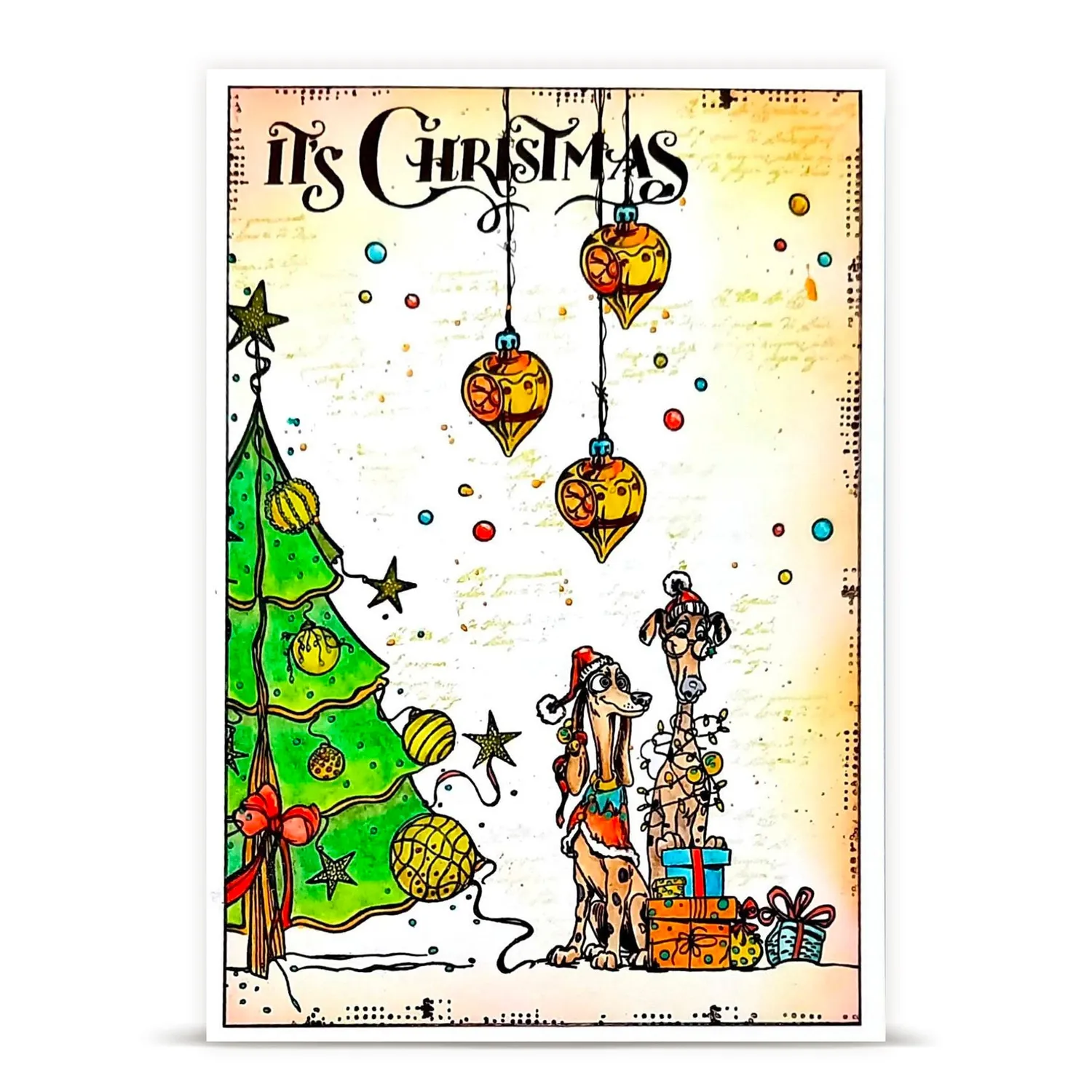 AALL and Create TP-1493 Merry Woofmas Clear Stamps A6 Hund