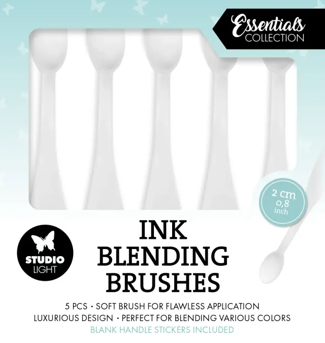 Studio Light Essentials Blending Brush Pinsel 2 cm 5er weich