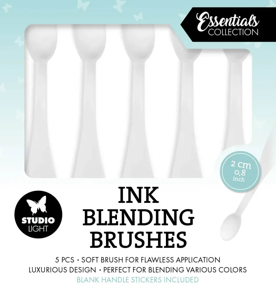 Studio Light Essentials Blending Brush Pinsel 2 cm 5er weich