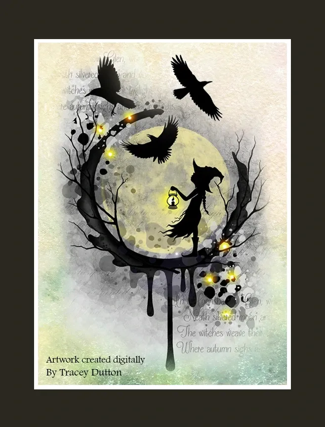 Lavinia Stamps Ravens Stempel Photopolymer Paar