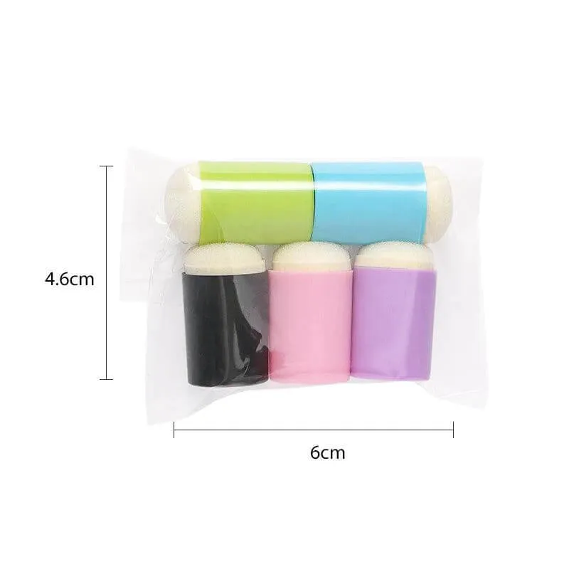 Ieebee DIY Art Creation Set Bastelset Schablone + 5 Fingerlinge
