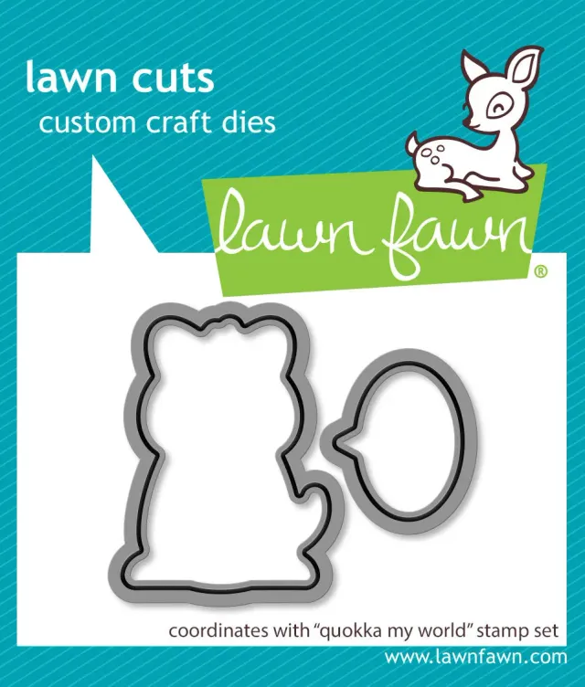 Lawn Fawn Quokka My World Lawn Cuts Stanzschablonen 2-teilig