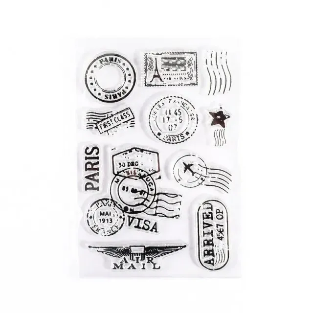 Ieebee Vintage Postmark Silikonstempel Poststempel Retro