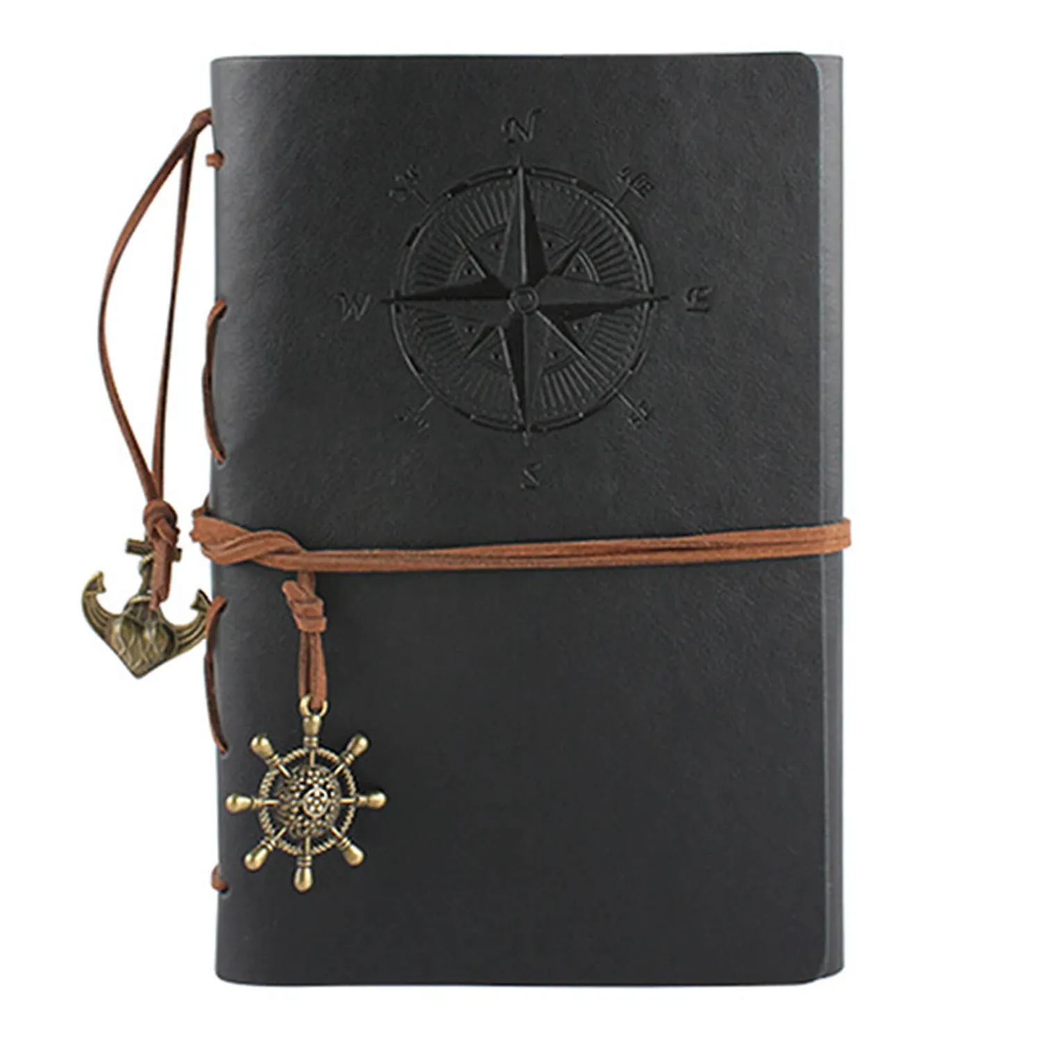 Ieebee Navigator Notizbuch Ringbuch braun blanko