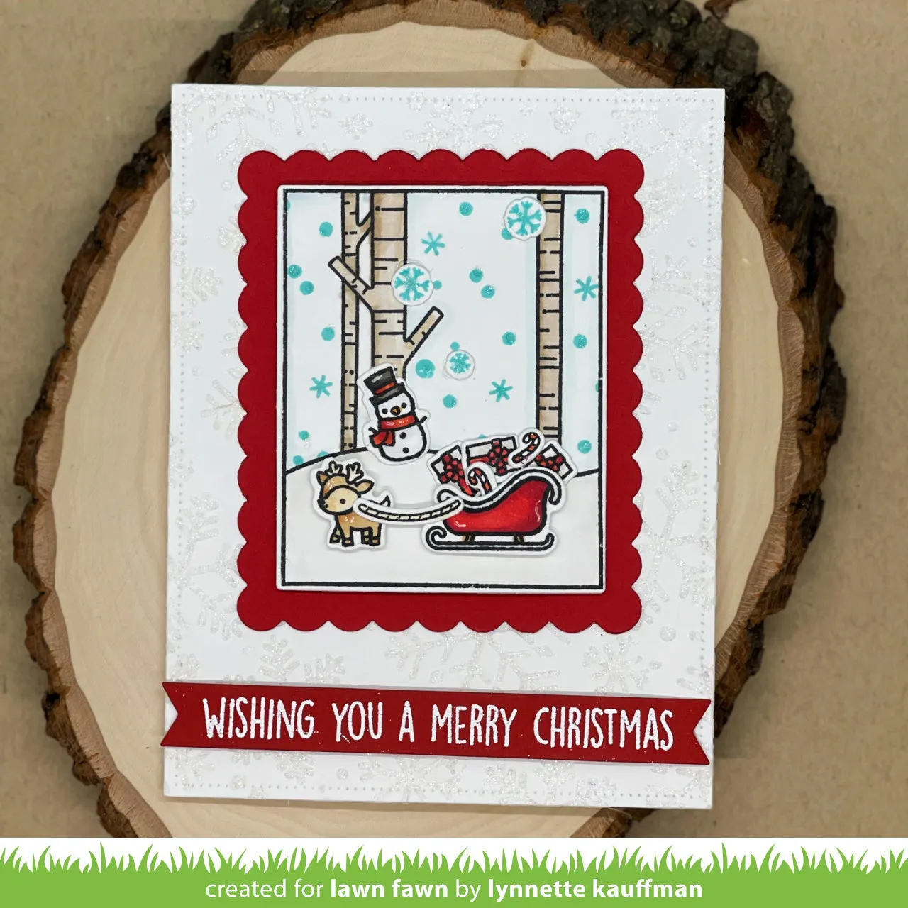 Lawn Fawn Tiny Winter Friends Stempelset Weihnachten Mini