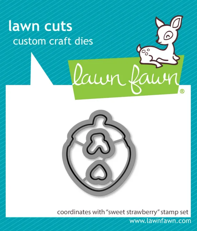Lawn Fawn Sweet Strawberry LF3603 Stanzen Erdbeere