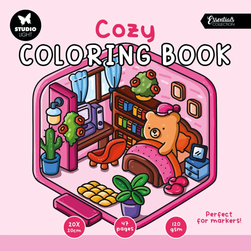Studio Light Essentials Cozy 05 Malbuch 48 Blatt gemütlich
