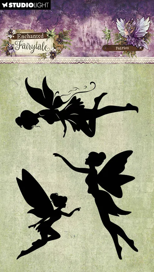 StudioLight Enchanted Fairytale Fairies Clear Stempel Feen