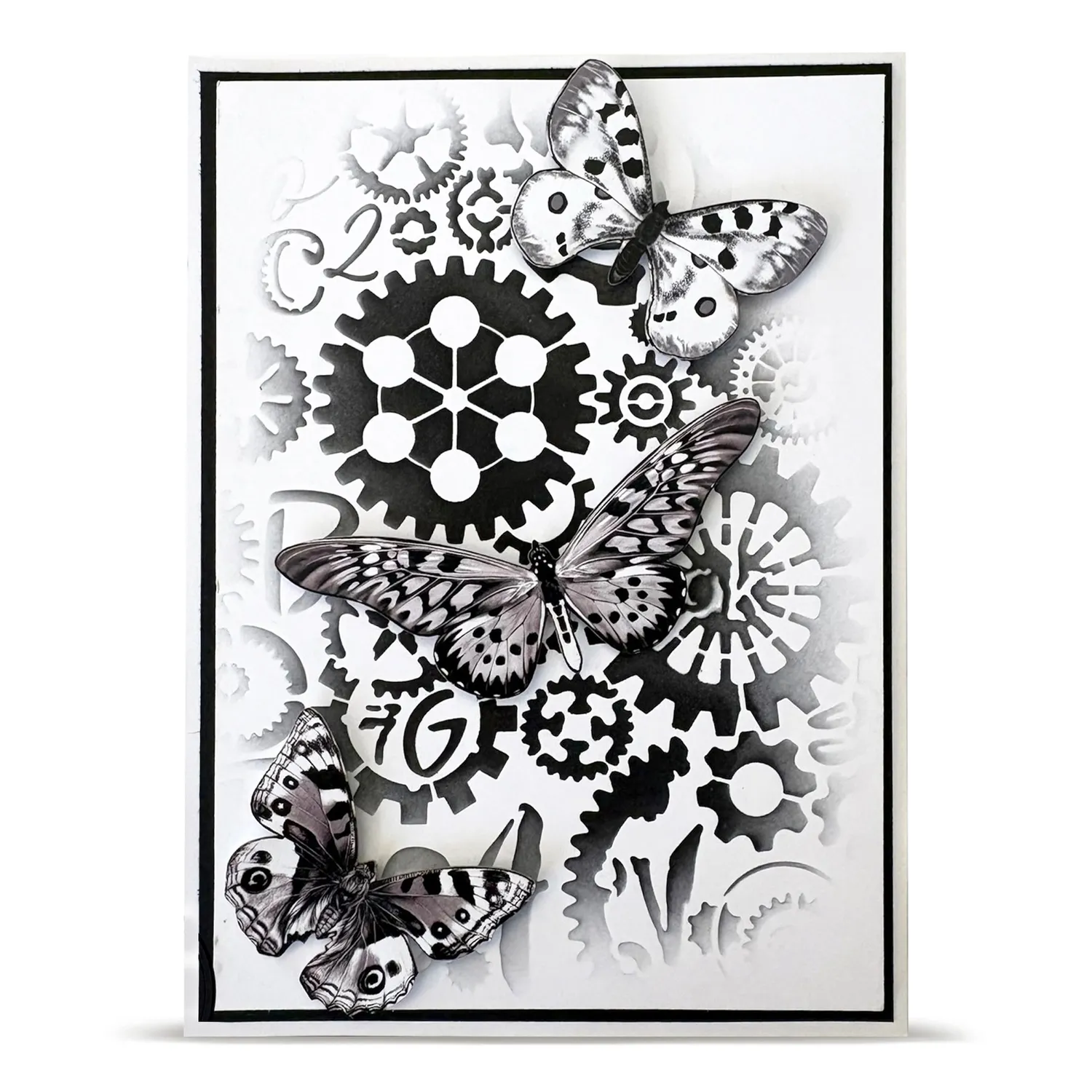 AALL and Create PC-269 Clockspire Schablone 15x15 cm Uhren