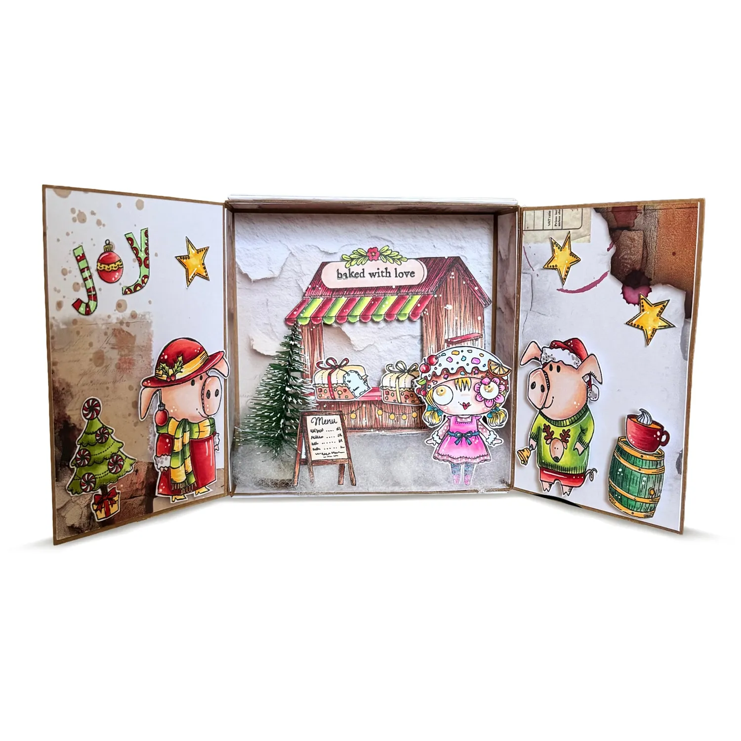AALL and Create TP-1387 Holiday Pigs Stempelset A7