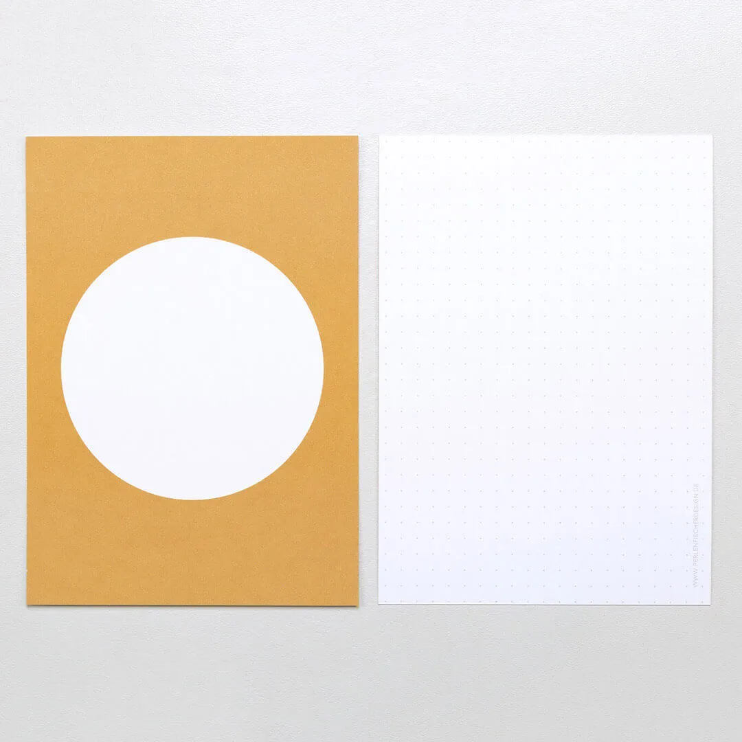 Perlenfischer Dot Curry Postkarten 5er A6 350g Stempelpapier