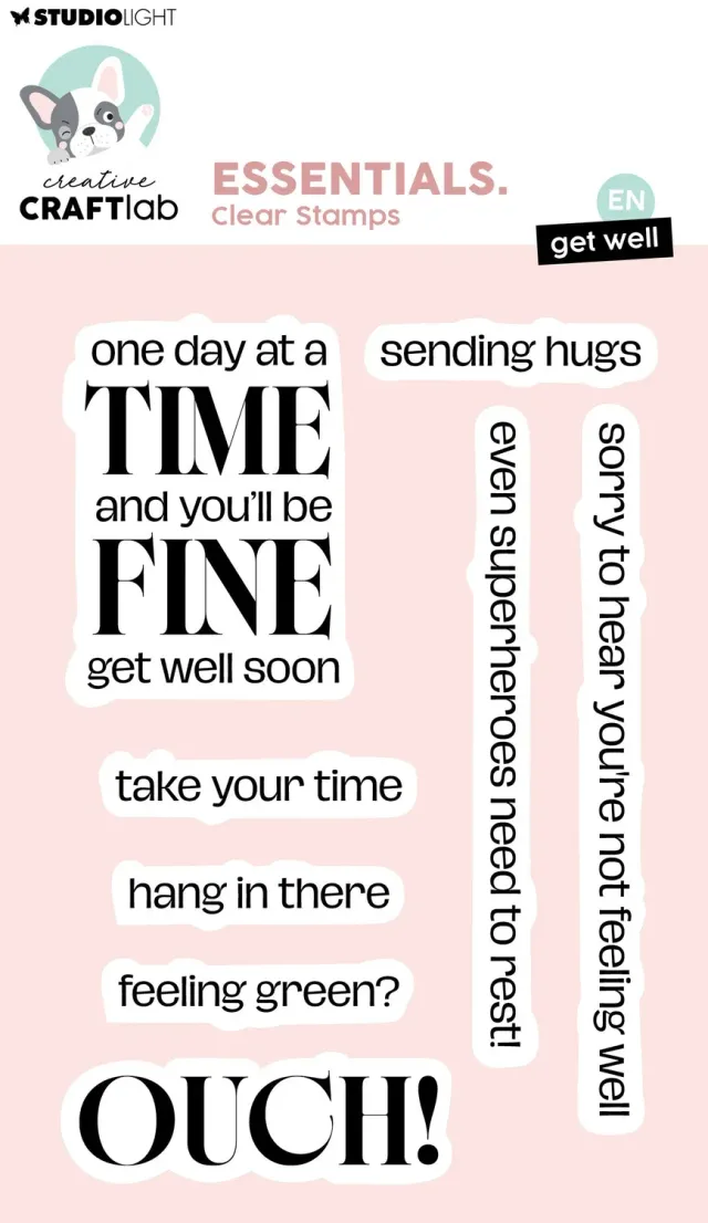 Creative Craftlab Essentials Get Well Stempel Genesung