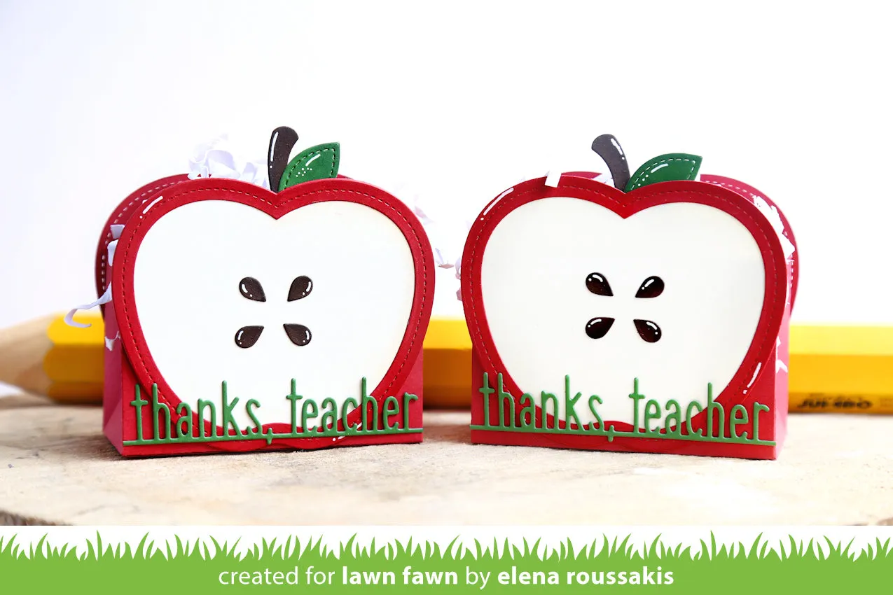 Lawn Fawn Lawn Cuts Stitched Apple Frames Stanzschablonen