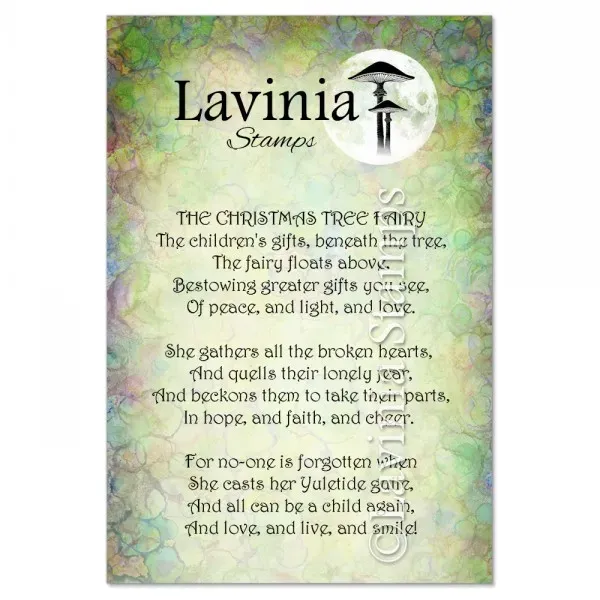 Lavinia Stamps Christmas Tree Fairy Stempel Fee
