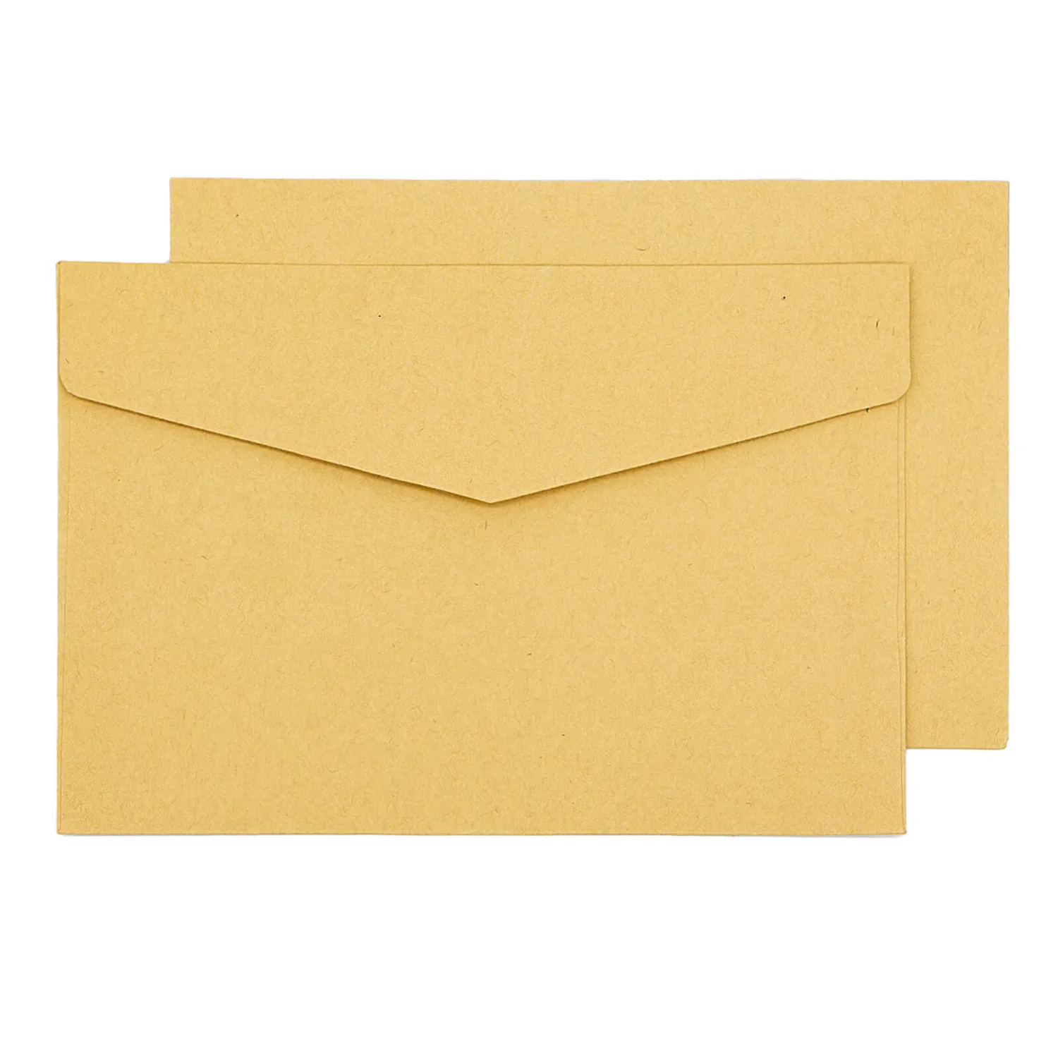 Ieebee Blanko Papierumschläge Set 5 Bögen Kraft Weiß