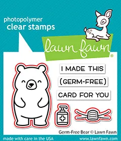 Lawn Fawn Lawn Cuts Germ-Free Bear Stanzschablonen Bär