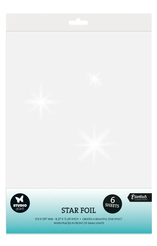 StudioLight Essentials Star Foil Folie 6 Blatt Sternenglanz
