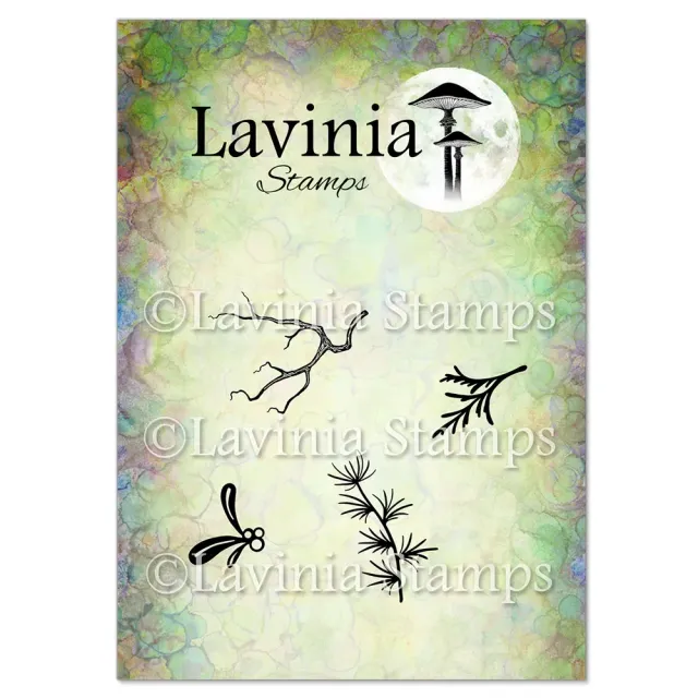 Lavinia Stamps Winter Foliage Stempel Photopolymer