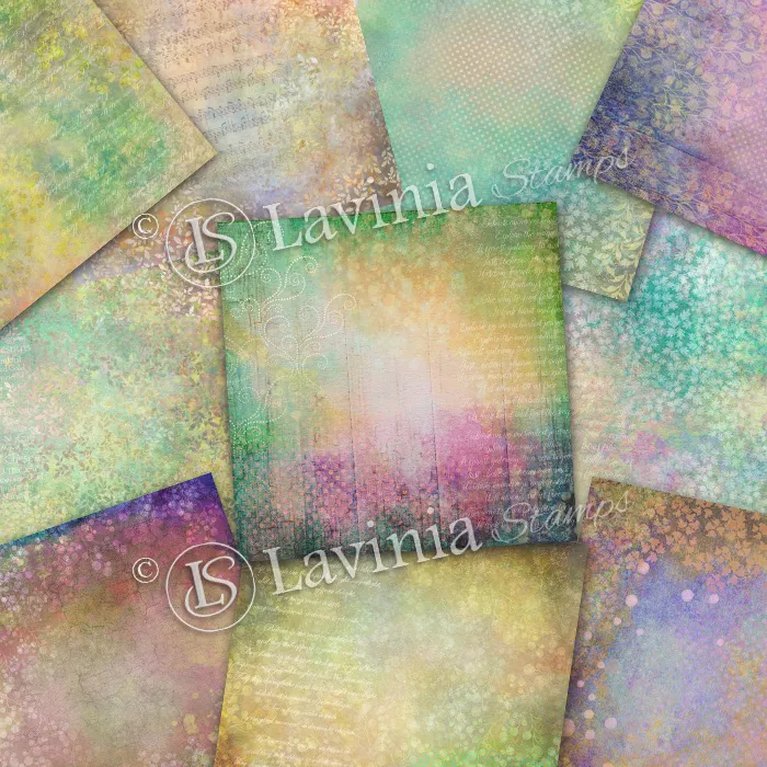 Lavinia-Stamps Dreamscape Papers Enchanted Forest Papier-Set