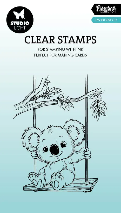 StudioLight Essentials Swinging by Koala Clear Stamps Tiermotiv