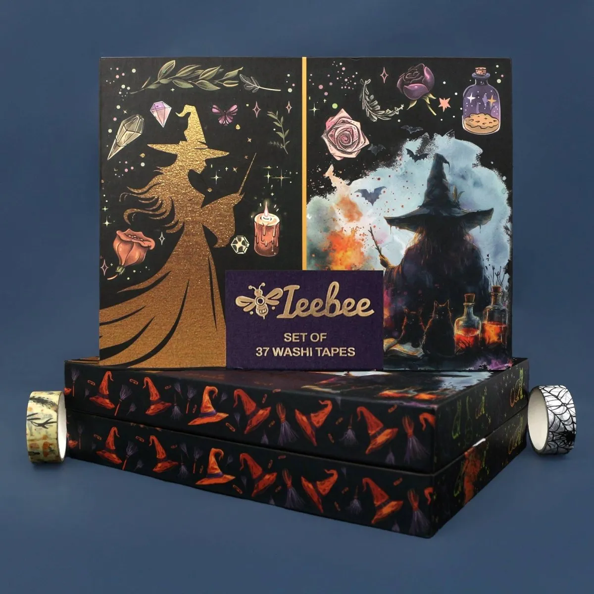 Ieebee Witchy Washi Tape Set 37 Rollen Mond Hexe