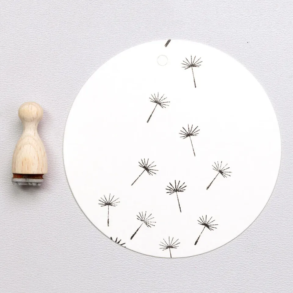 Perlenfischer Dandelion mini Stempel 12x8 mm Buche