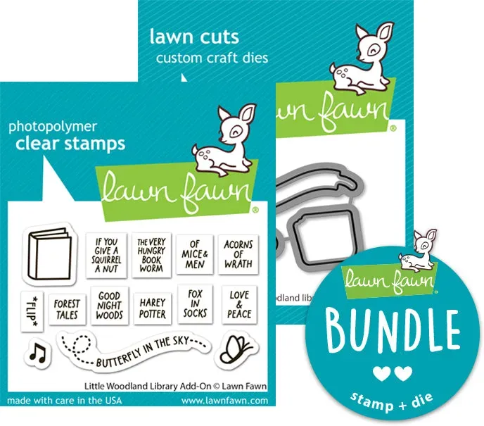 Lawn Fawn Little Woodland Library Add-On Bundle Bücher
