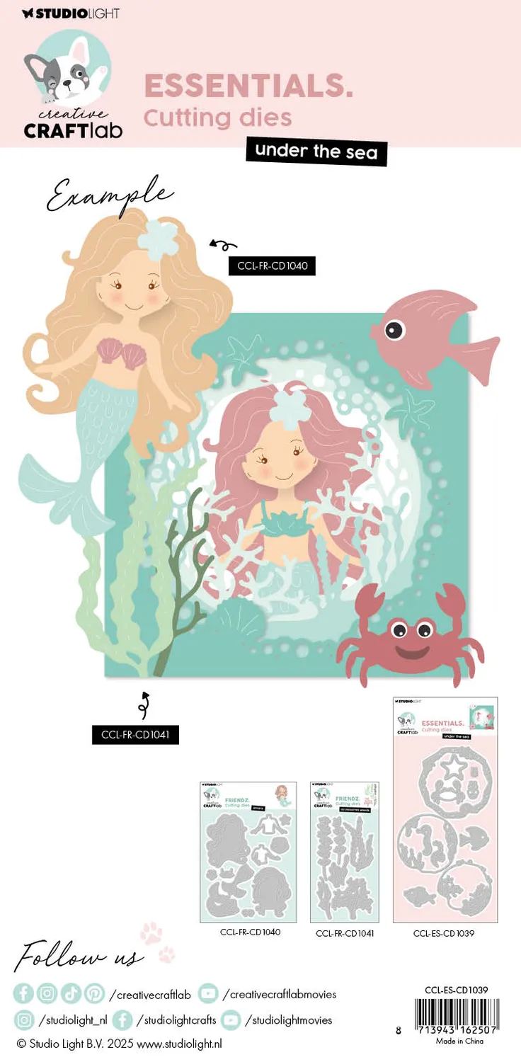 StudioLight Creative Craftlab Under the Sea Stanzschablone Meer