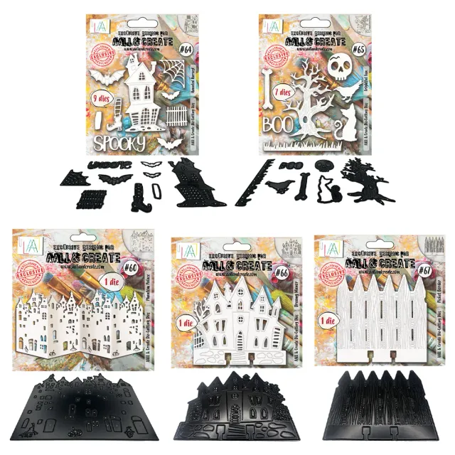 AALL and Create Trickz & Treatz Stanzenset 5er Halloween